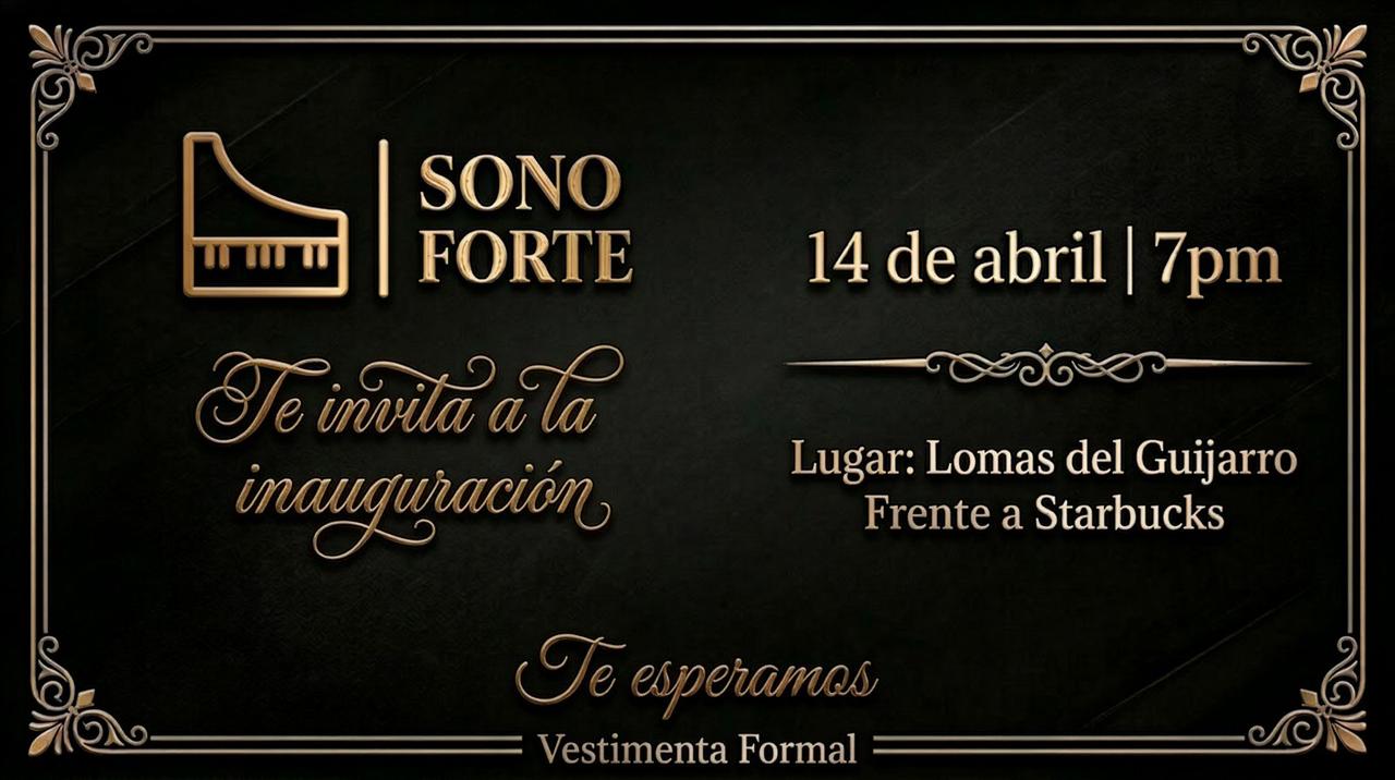 Gran Inauguración Oficial